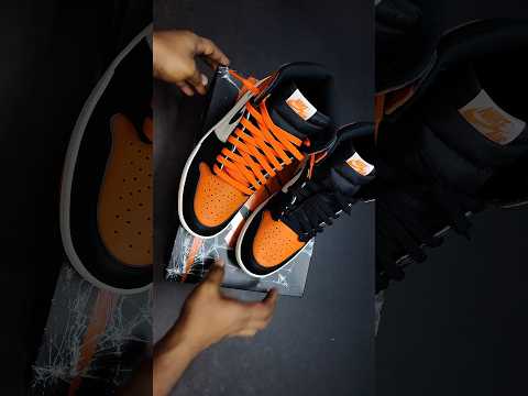 HOW TO LACE SHATTERED BACKBOARD AIR JORDAN 1 HIGH #jordan1high #shoelacing #laceswap