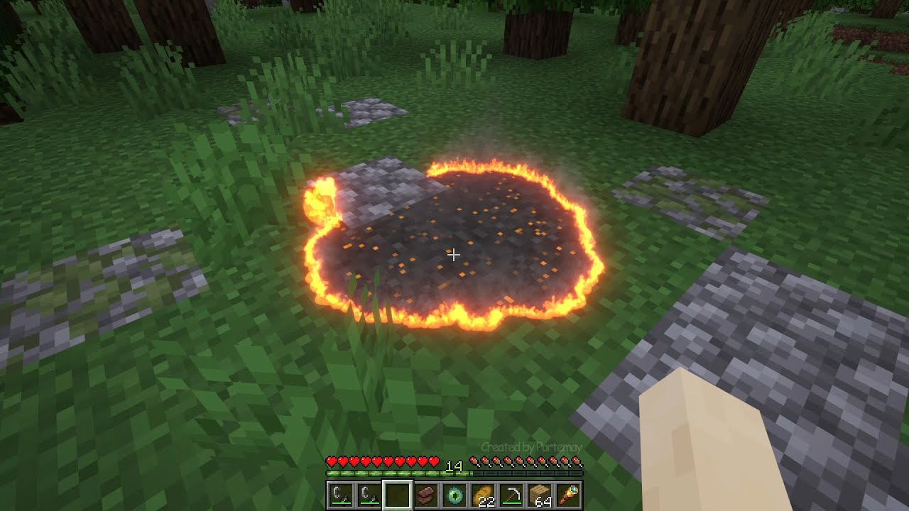 Realistic fire physics