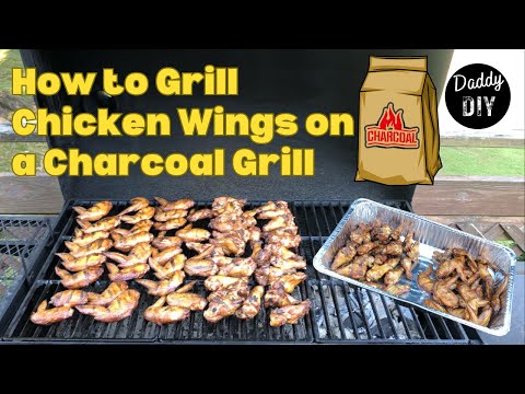 How to Grill Chicken Wings on a Charcoal Grill Using the Indirect Method