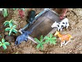 DIY How To Make Mini Agriculture Farming Water Tank For Animals Cow Come To Farm Part 4 Unhack
