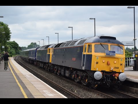 #675: [ROG] Riveria Class 47848 & 47812 pass Tamworth (18/06/16)
