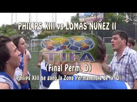 Ultimos minutos de PHILIPS XIIl vs LOMAS NUÑEZ II -  Final Perm  D - 20/11/2016