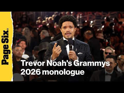 Trevor Noah takes aim at Jeff Bezos' wedding, Nicki Minaj's Trump support in Grammys 2026 monologue