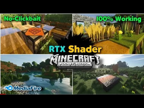 [ 1.19.73+ Support ] ❤️ RTX Shaders For Minecraft PE 1.19+ | Render Dragon Support