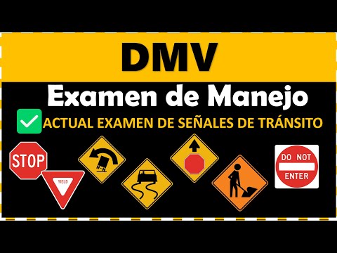 Examen de Manejo 2025 ACTUAL EXAMEN DE SEÑALES DE TRÁNSITO