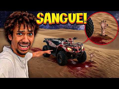 IF YOU FIND a BLOODY QUAD in the DESERT at NIGHT, you must RUN AWAY IMMEDIATELY...😰 it's cursed