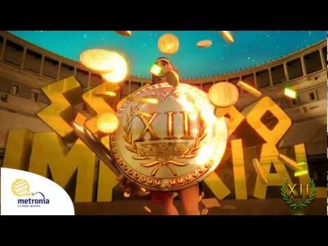 "XII Caesares" Ganar Juego Vídeo Bingo Premio ESCUDO IMPERIAL