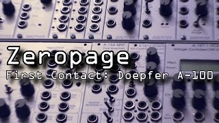 Video thumbnail for Zeropage - First Contact: Doepfer A-100 Analog Modular System by Zeropage