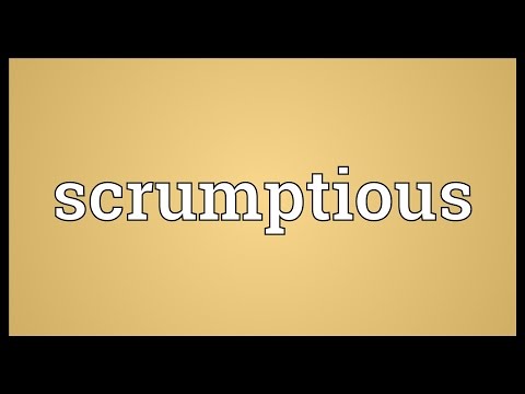 Scrumptious Meaning Video