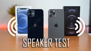 Apple iPhone 12 &amp; Apple iPhone 12 Pro Speaker Test!