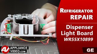 GE Refrigerator - No Lights on the Dispenser - Dispenser Light Board Repair