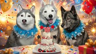 The Ultimate Sweet 16 Dog Cake to Celebrate our YouTube Anniversary 🥂 Diy Dog Treats