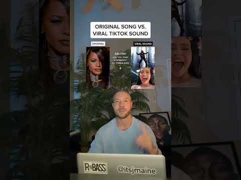 Original Song Vs. Viral TikTok Sound: Aaliyah, Kylie Jenner & Rosalía screaming #shorts #music
