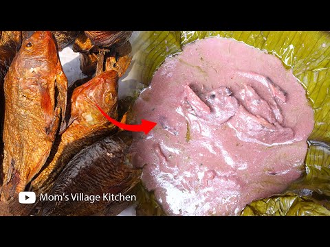 How To Cook Smoked Fish With G-Nuts Luwombo - Groundnut/Peanut Soup Recipe - African Food