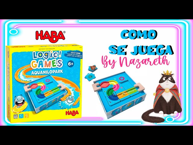 Vídeo relacionado con HABA 306827 - Logic! Games - AquaNiloPark, Juego Infantil en Solitario de lógica, autocorrectivo. Más 6 años