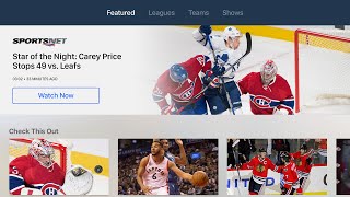 Sportsnet Apple TV - App Preview