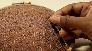 6 Easy Steps to Stunning Geometric Embroidery | Beginner Friendly Step by Step Tutorial