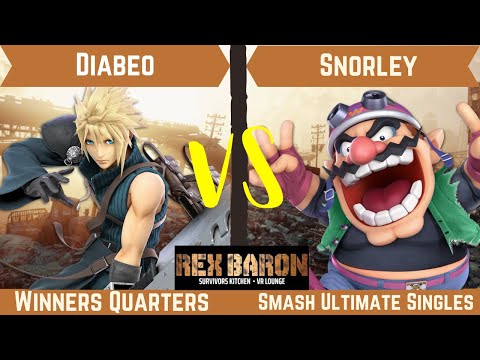 Rex Baron 3 Winners Quarter Finals - Snorley (Wario) Vs. Diabeo (Cloud)