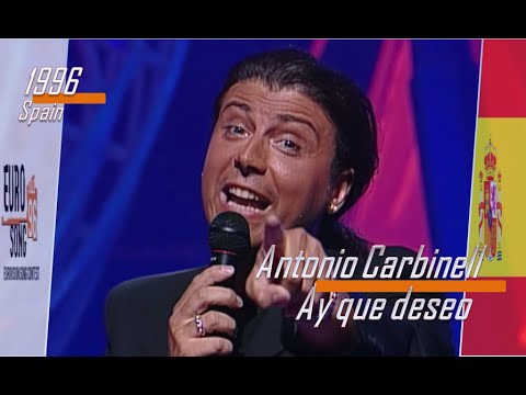 eurovision 1996 Spain 🇪🇸 Antonio Carbinell - ¡Ay, qué deseo! ᴴᴰ