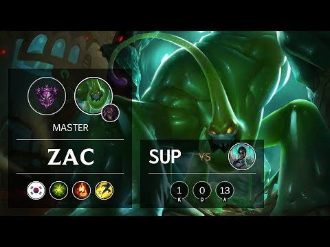 Zac Support vs Karma - KR Master Patch 9.12