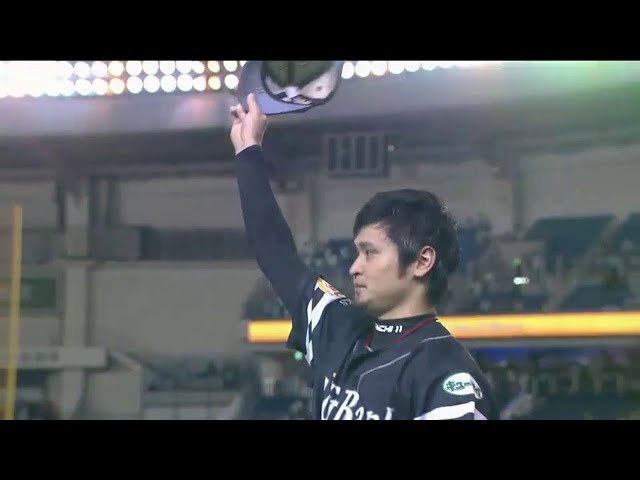 ホークス中田投手ヒーローインタビュー 2014/8/23 M-H