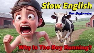 🐄 Henry Thought the Cow Was Chasing Him... But He Was Wrong! | Easy English Listening (A2)