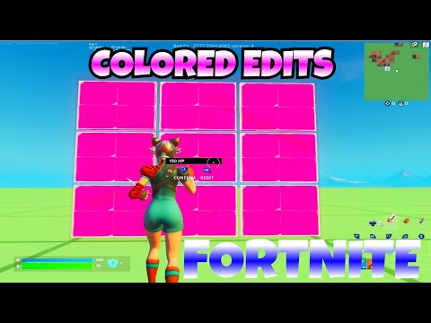 How To Get Colored Edits In Fortnite
