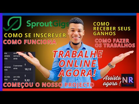 SproutGigs | Tutorial Completo PASSO A PASSO | COMEÇOU O PROJECTO | COMO RECEBER OS GANHOS