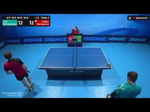 18:25 Yurii Shchepanskyi - Vadym Nechyporuk 29.08.2023 TT Euro.Cup Ukraine Star. TABLE 3