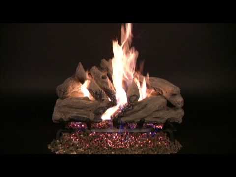 Rasmussen Evening Campfire Vented Gas Log Set Video