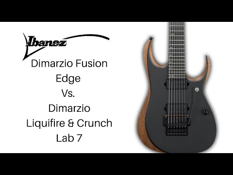 Dimarzio Fusion Edge Vs  Dimarzio Liquifire 7 & Crunch Lab 7 - Ibanez RGDR4327