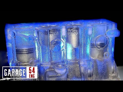 We make a see-through engine block