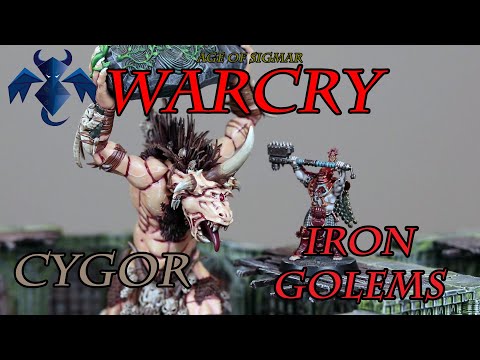 Warcry: Monsters and Mercenaries- Cygor vs. Iron Golems
