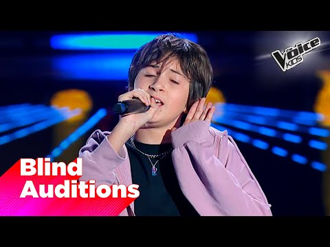Riccardo ci fa ballare con "Melodrama" di Angelina Mango | The Voice Kids Italy Blind Auditions