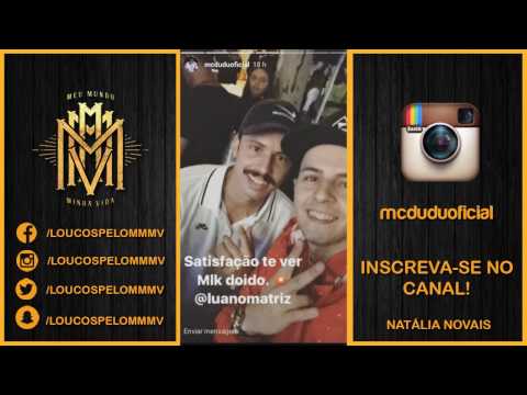 Snap  e Insta do Mc Dudu - FESTA NA MANSÃO DA NIKE