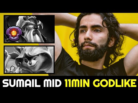 SUMAIL MID 11min GODLIKE — He knows How to Deal with Void Spirit Dota 2