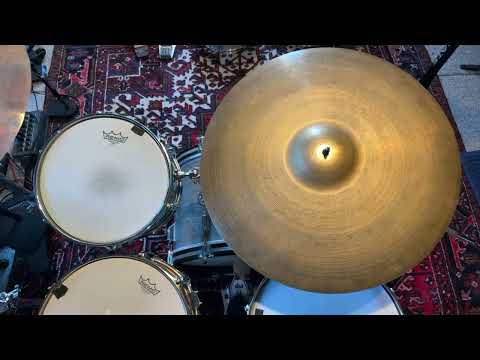 BUN E CARLOS 22” Vintage Zildjian 1960s Crash Ride 3084 g Balanced! Anointed By THE MAN! image 7