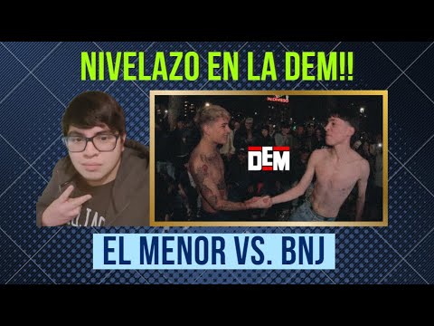 NIVELAZO!! EL MENOR PRIME vs. BNJ | DEM 2023 | Reacción