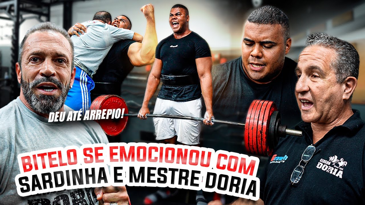 BITELO ESTÁ INCONTROLÁVEL ELE FEZ 300KG PARECER LEVE COM SARDINHA E DORIA