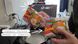 Indomie Goreng Jakarta vs Indomie Goreng Medan
