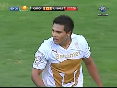 GOL ANOTADO POR JAVIER CORTEZ  EN EL ENCUENTRO DE QUERETARO VS PUMAS