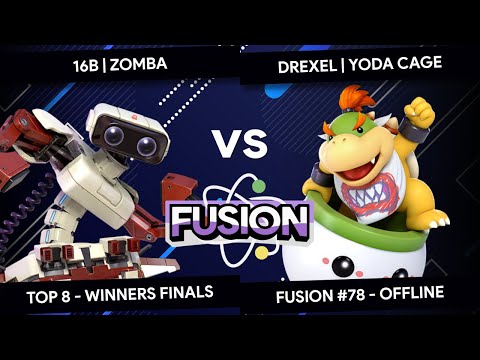 Fusion #78 - 16B Zomba (R.O.B) vs Drexel Yoda Cage (Bowser Jr.) - Top 8 - Winners Finals