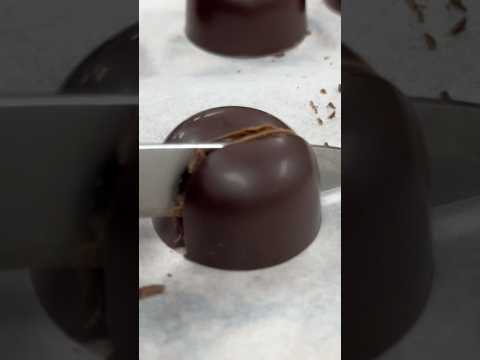 #coffeelover ‘s this is our #coffee ganache in #darkchocolate! #chocolate #lasvegas