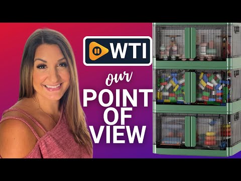 Storage Bins with Lids - 19 Gallon Collapsible Storage Bins with Wheels and Door - WTI product video review