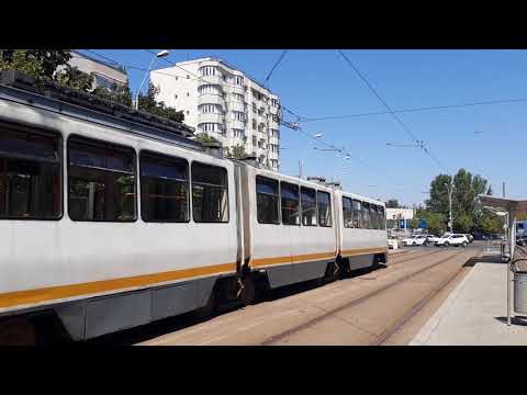 Tramvaiul V3A-93 #331 pe retragere la Depoul Titan din linia 46 în zona "Faur Poarta 4"
