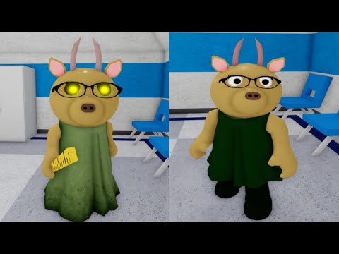 Redesign Teacher Infected vs Non Infected Jumpscare - Roblox Piggy RP