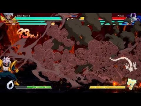 Dbfz(v1.27): Super Baby 2 light air grab rejump 65% combo