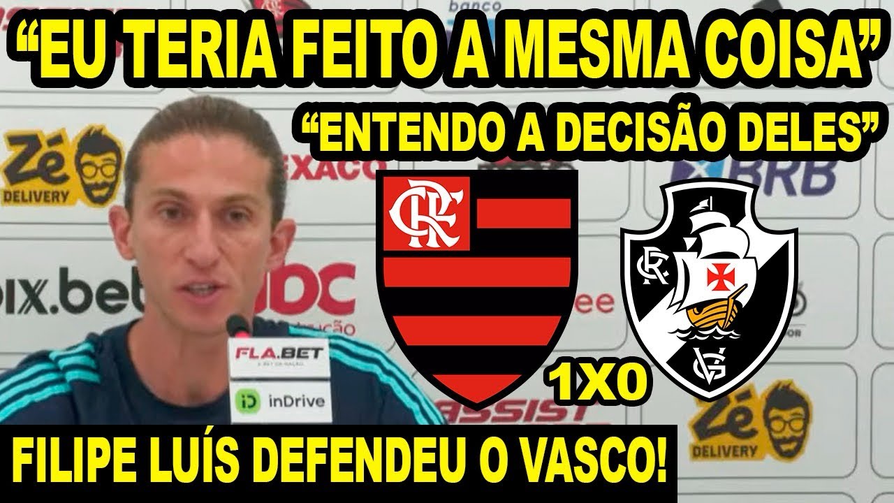 "EU TERIA FEITO A MESMA COISA DO VASCO" FILIPE LUÍS CONFIRMA QUE FICOU DESCONFORTÁVEL NO SINTÉTICO!