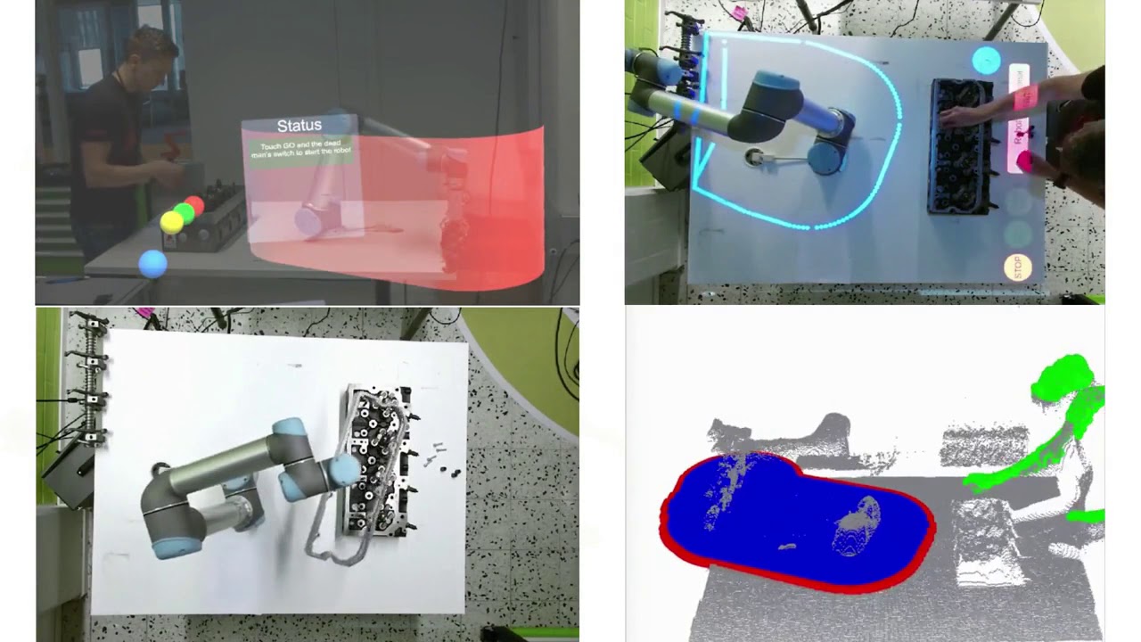 AR-based interaction for human-robot collaborative manufacturing
