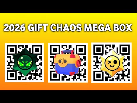 FREE 2026 🎁 | x10 CHAOS DROP! & MEGA BOX BRAWL STARS  UPDATE 🌸 QR CODE BRAWL STARS 2026
